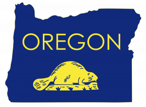 State of Oregon with Beaver icon